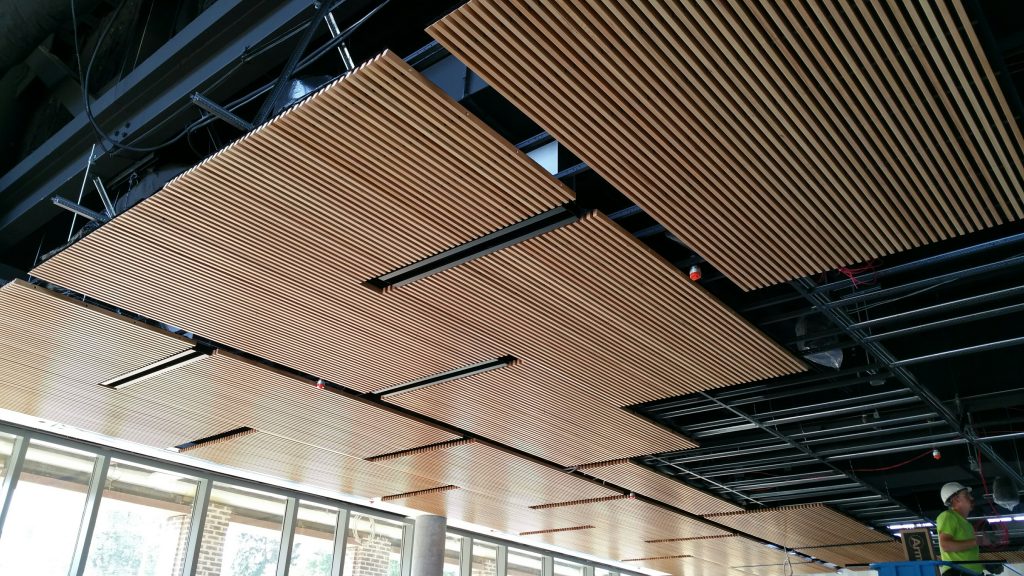 school ceiling installation
